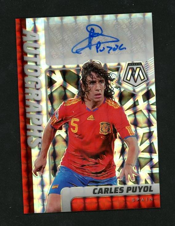 2022 Panini Prizm A-CPU Carles Puyol Autographs Spain