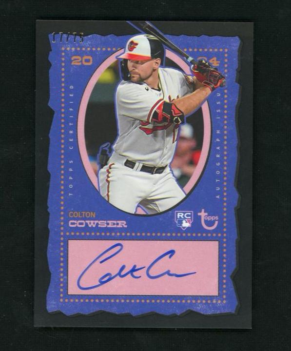 2024 Topps AC-CCO Colton Cowser Brooklyn Collection Rookie Baltimore Orioles Auto