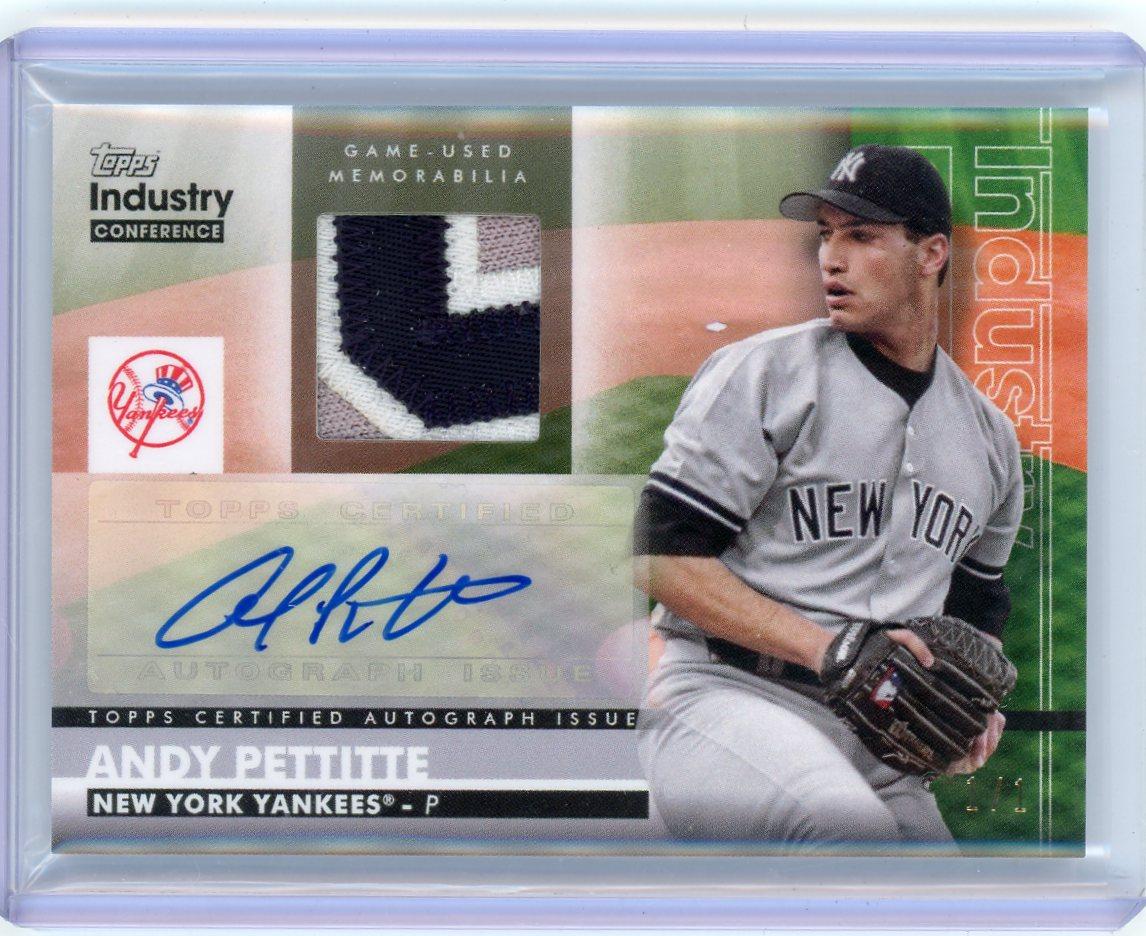 2022 Topps Industry Conference Patch Andy Pettitte #ARP-AP2 Auto