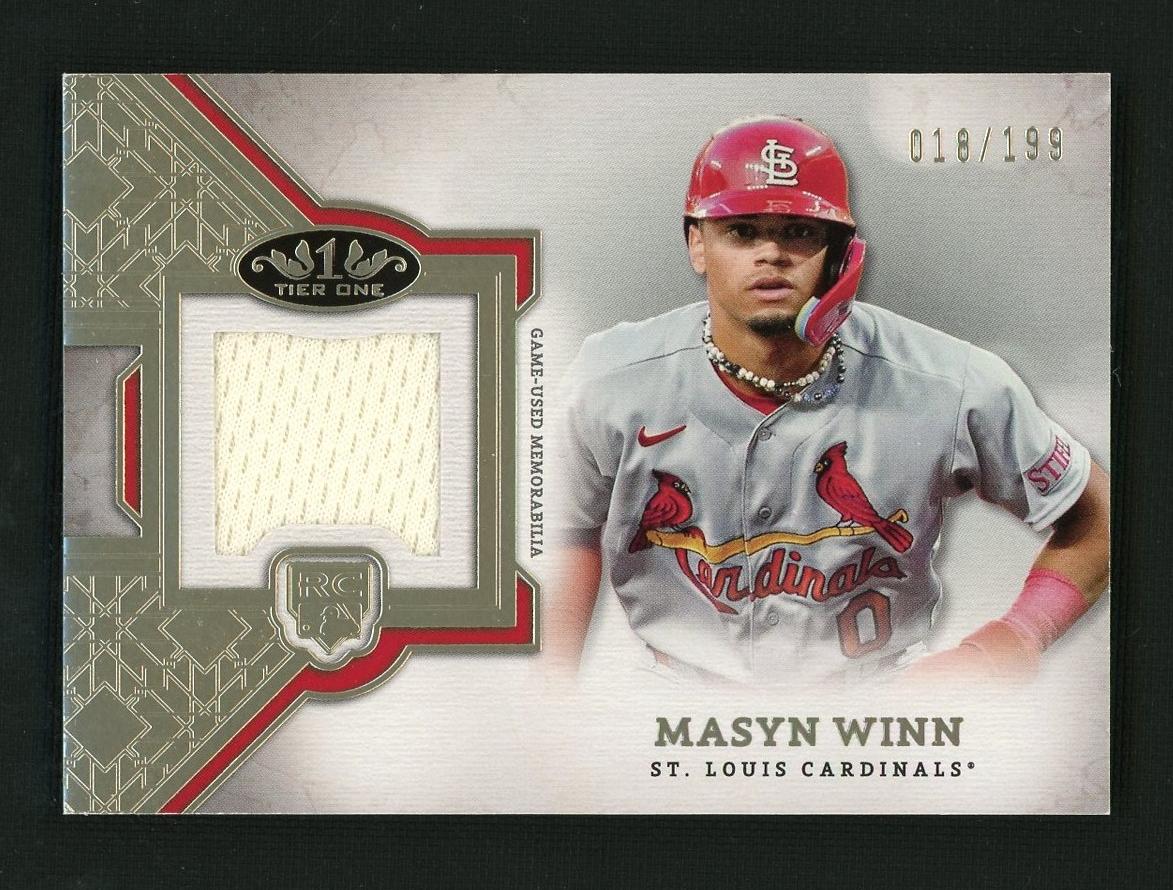 2024 Topps Tier One Masyn Winn #RR-MW RC Relic /199