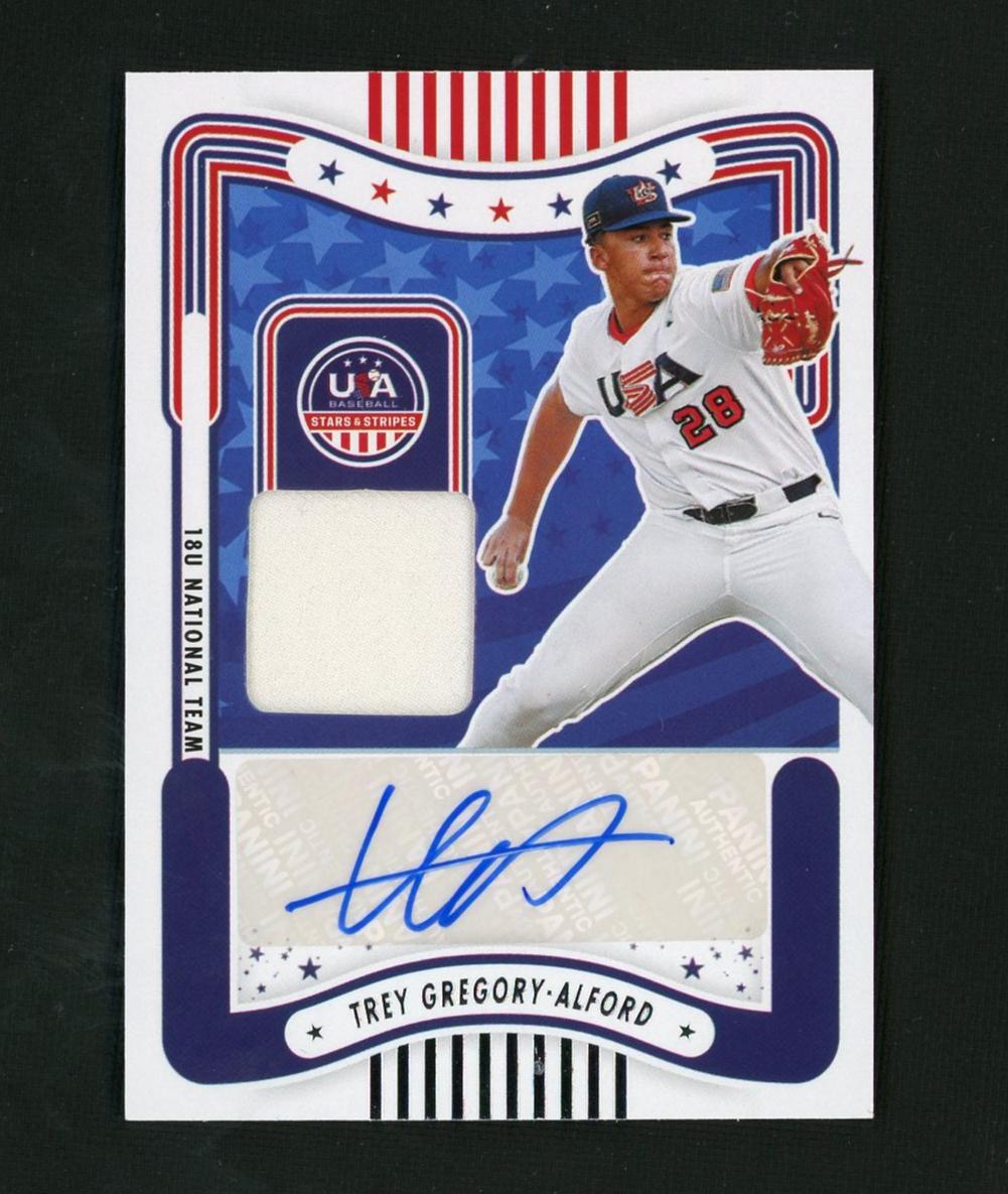 2024 Panini Stars & Stripes SM-TGA Trey Gregory-Alford 18U National Team 18U National Team Auto