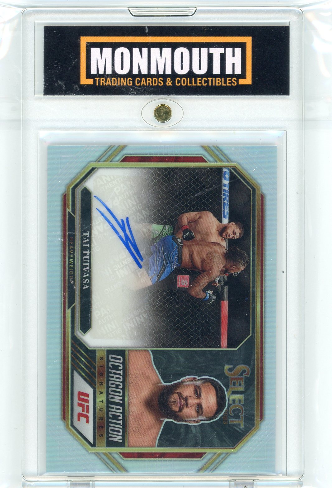 2023 Select UFC Octagon Action Signatures Prizms Flash Tai Tuivasa #13