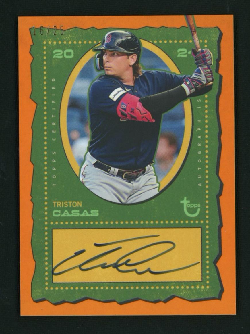 2024 Topps Brooklyn Collection AC-TC Triston Casas /25 Boston Red Sox Auto