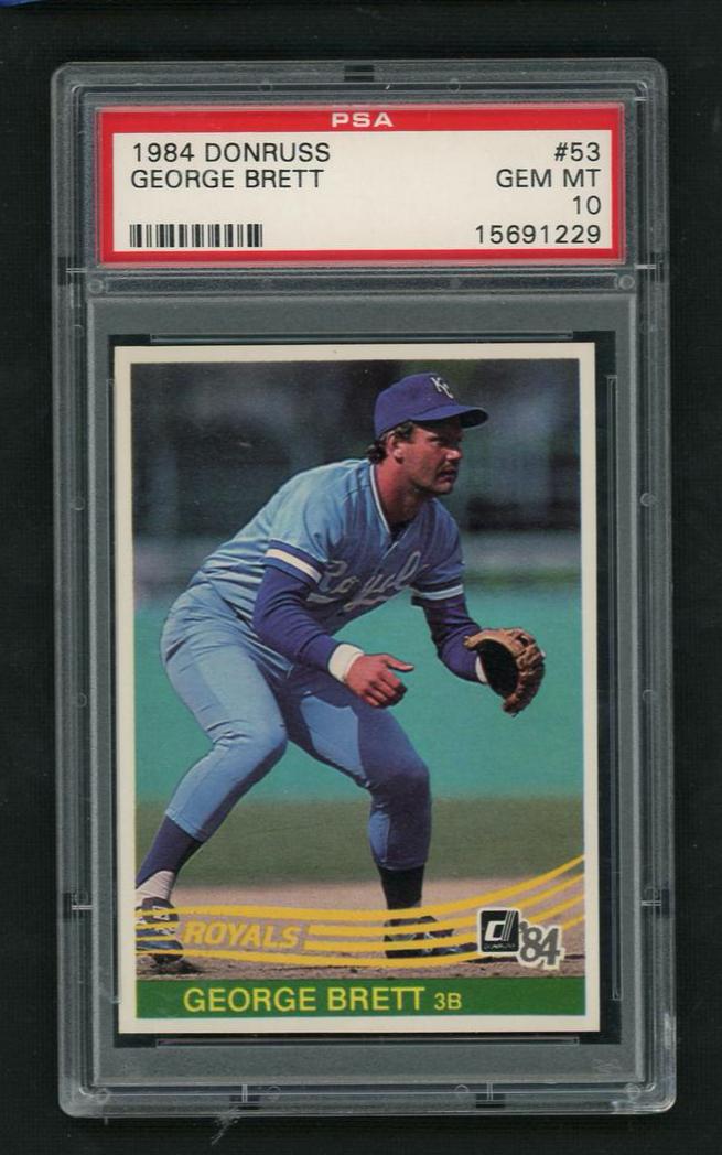 1984 Donruss George Brett #53 PSA 10 GEM MT