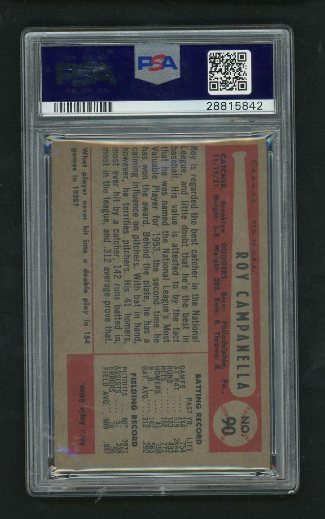 1954 Bowman Roy Campanella #90 PSA 4