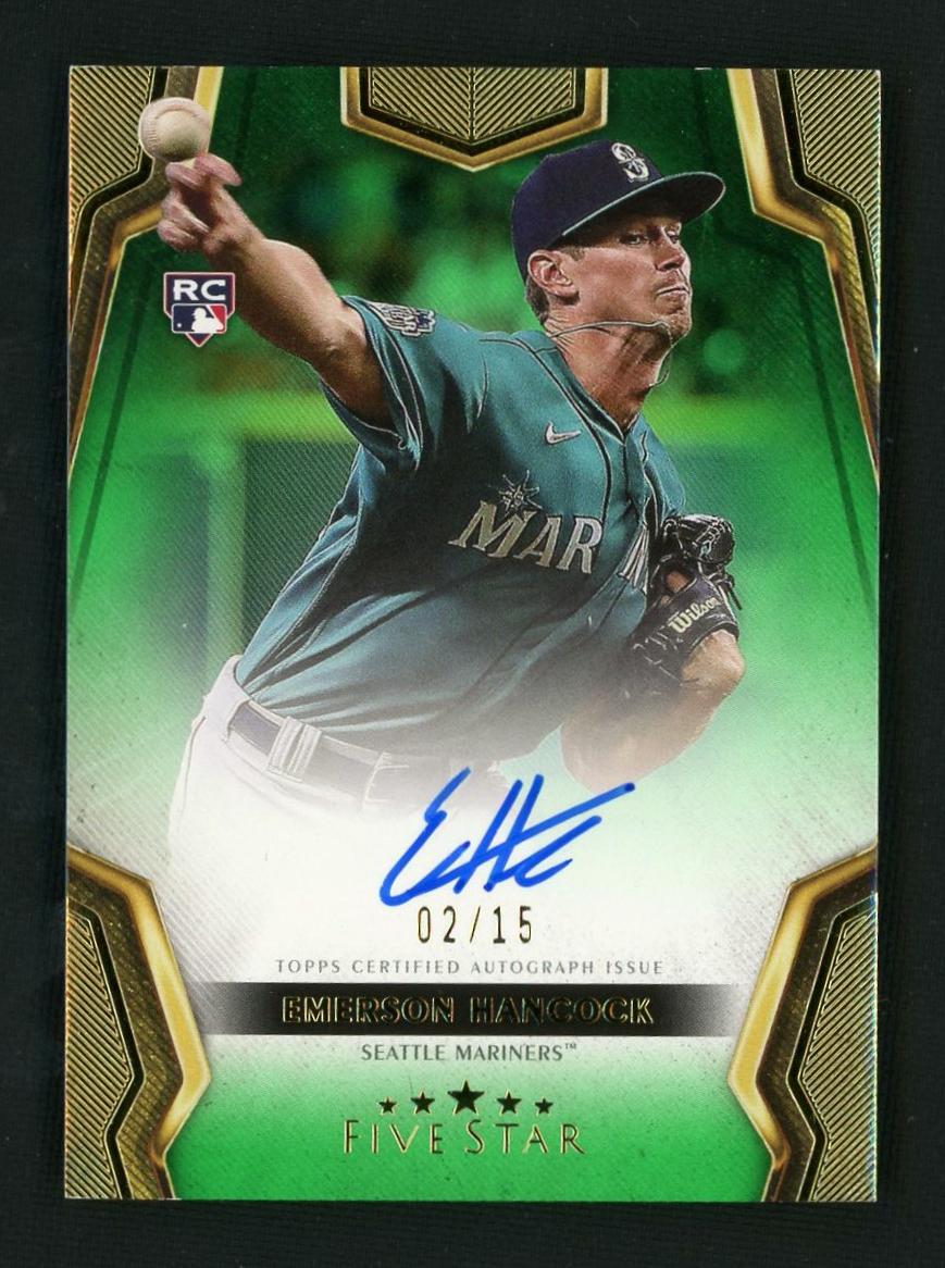 2024 Topps Five Star Emerson Hancock #FSA-EH RC Auto /15