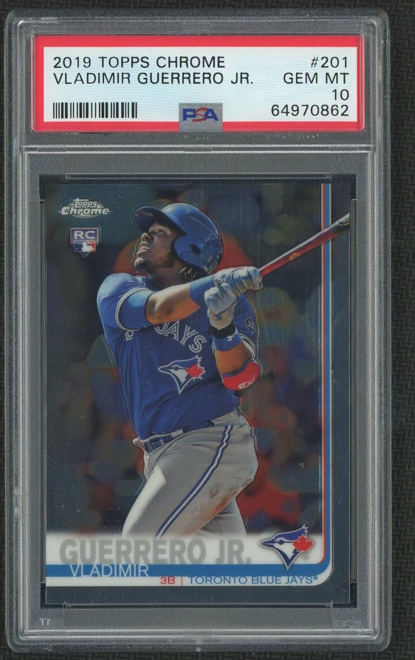 2019 Topps Chrome Vladimir Guerrero Jr. #201 RC PSA 10