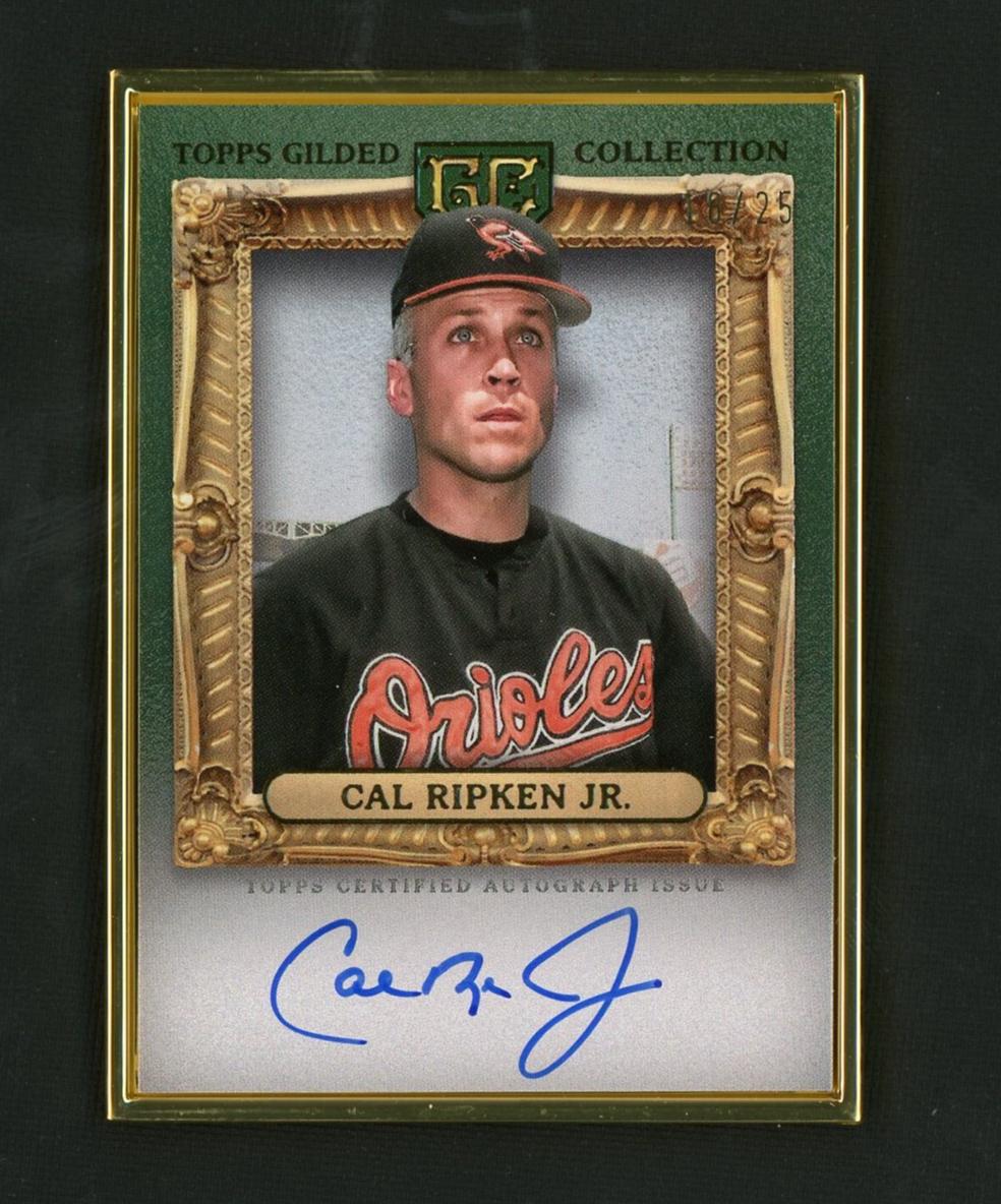 2024 Topps Gilded Collection Cal Ripken Jr. Hall of Famers Autograph /25