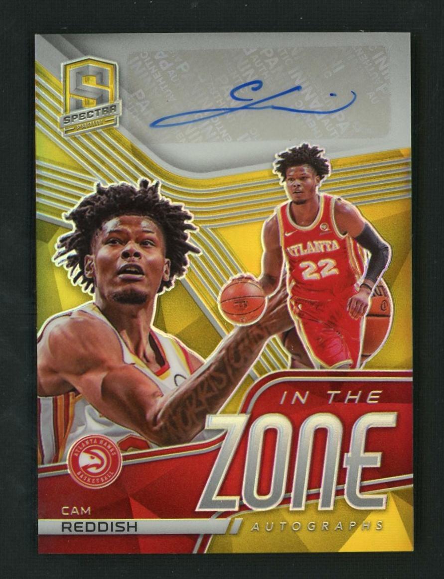 2020 Panini Spectra In The Zone Cam Reddish #ITZ-CAM Auto /10