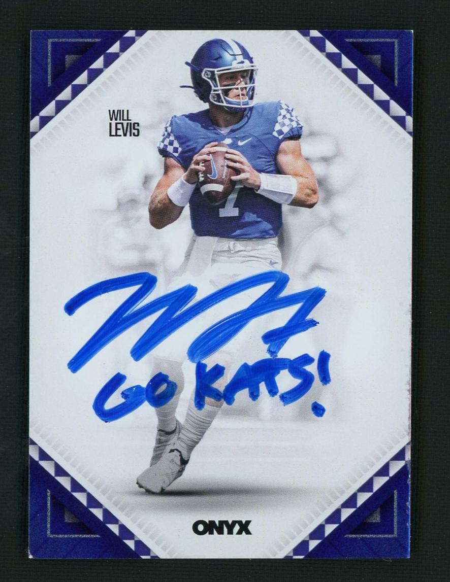 2022 Onyx Will Levis #5/5 Auto