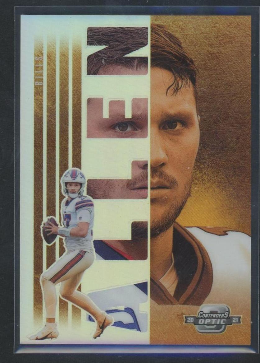 2021 Panini Contenders Optic #SI-5 Josh Allen Splitting Image