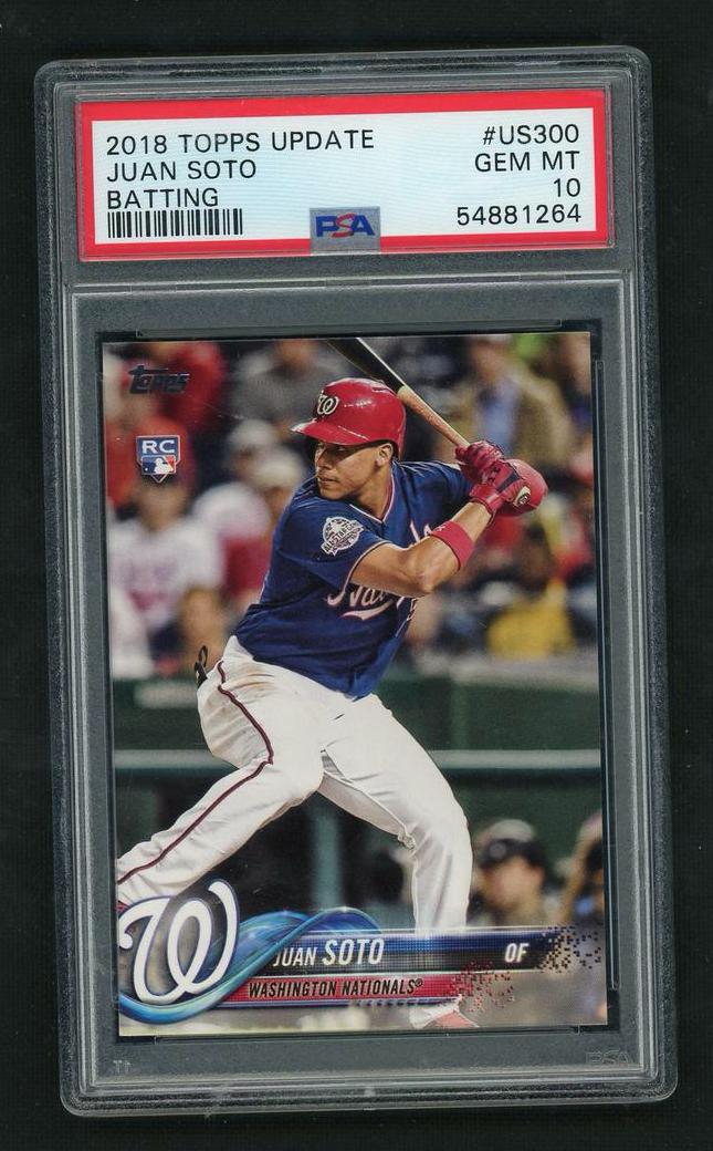 2018 Topps Update Juan Soto #US300 PSA 10 RC