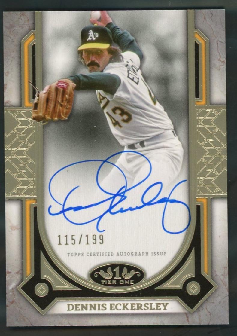 2024 Topps Tier One Dennis Eckersley Prime Performers Auto /199 