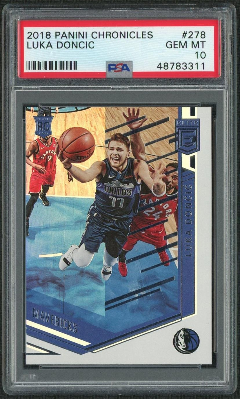 2018 Panini Chronicles #278 Luka Doncic Elite Rookies PSA 10