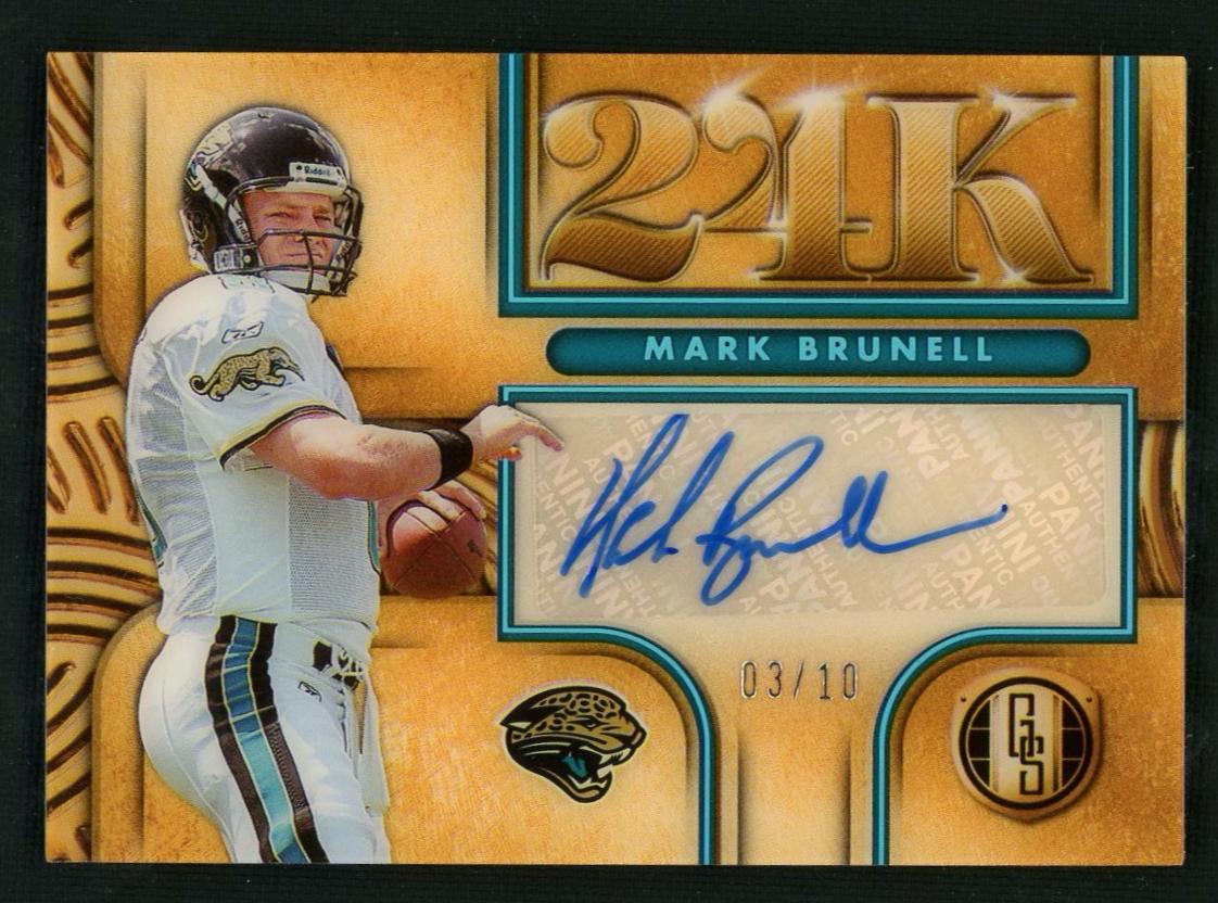 2022 Panini Gold Standard 24K Mark Brunell #24K-MBR Auto /10