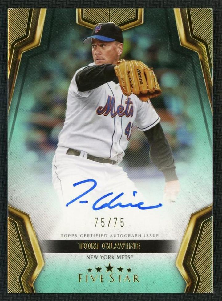 2024 Topps Five Star Tom Glavine Auto /75