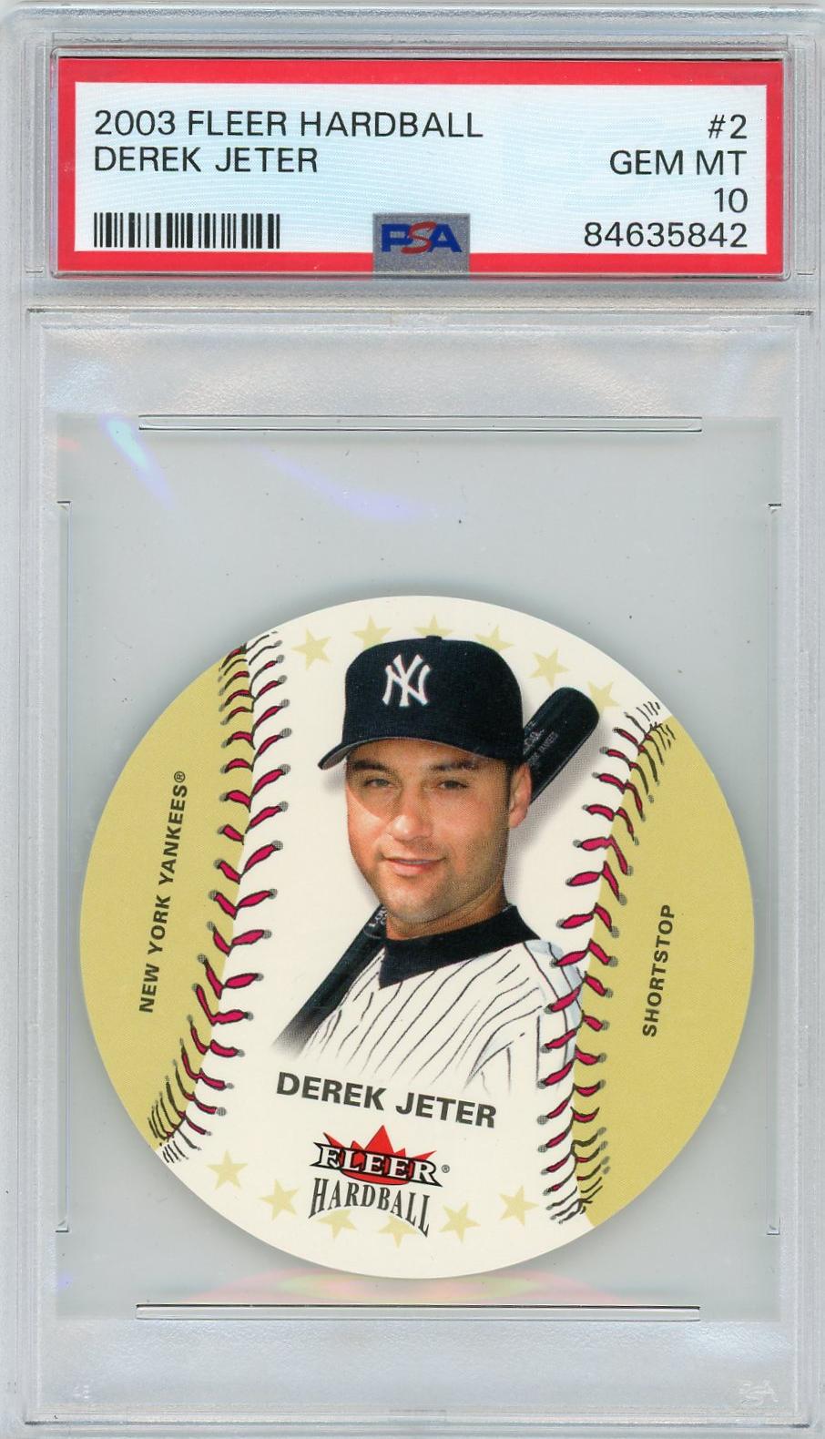 2003 Fleer Hardball Derek Jeter #2 PSA 10