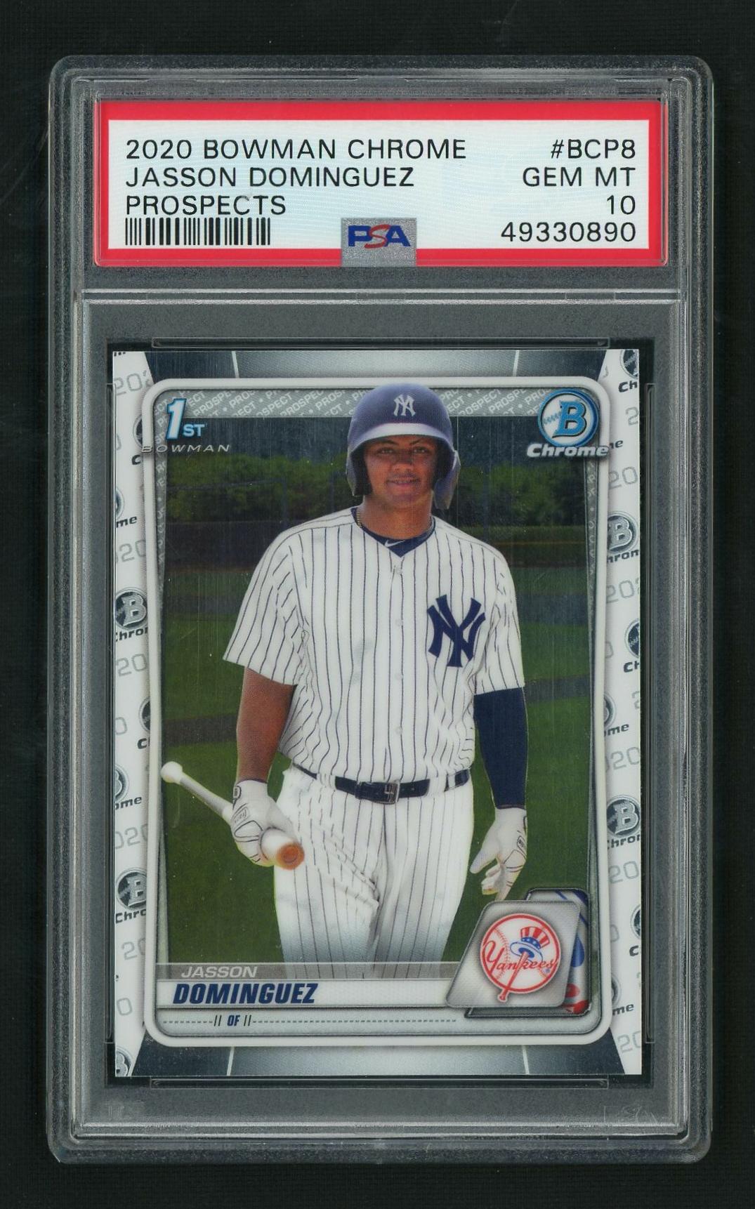 2020 Bowman Chrome Jasson Dominguez #BCP8 PSA 10