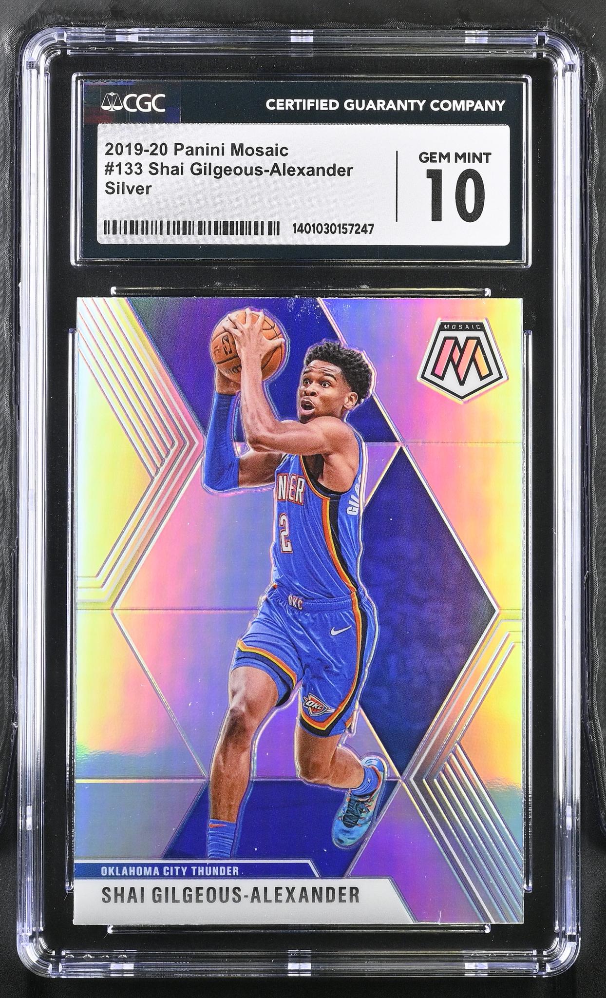 2019-20 Panini Mosaic Silver Shai Gilgeous-Alexander #133 CGC 10