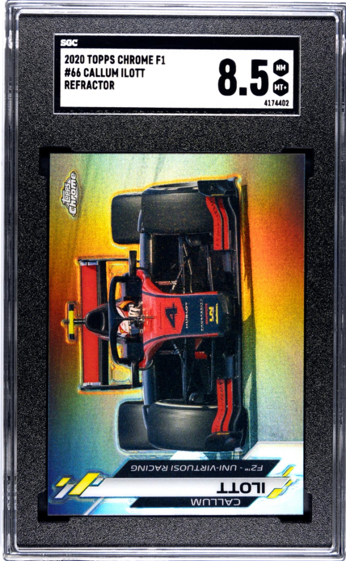 2020 Topps Chrome #66 Callum Ilott SGC 8.5