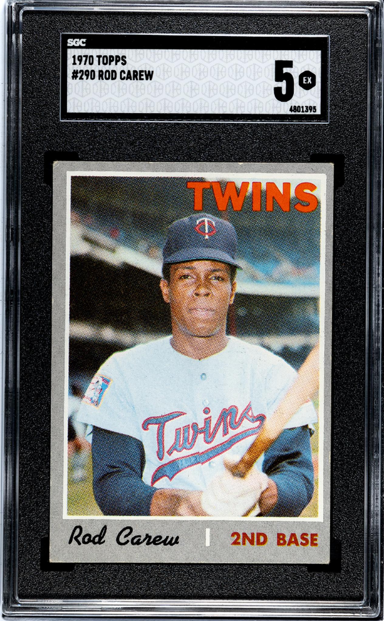 1970 Topps #290 Rod Carew SGC 5