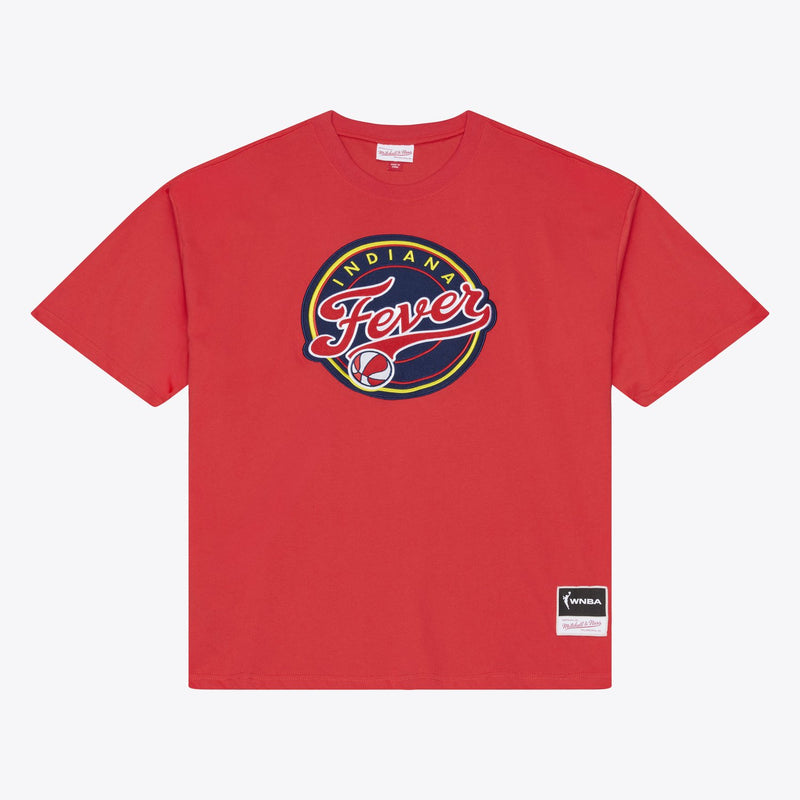 Mitchell & Ness Indiana Fever Red Logo Boxy T-Shirt