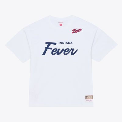 Mitchell & Ness Indiana Fever White Head Coach T-Shirt