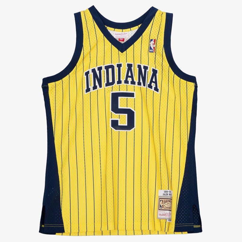 Mitchell & Ness Jalen Rose Indiana Pacers 1999-00 Gold Swingman Player Jersey