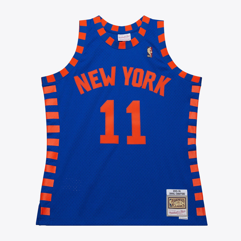 Mitchell & Ness Jamal Crawford New York Knicks 2005-06 Blue Swingman Jersey