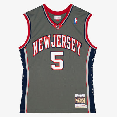 Mitchell & Ness Jason Kidd New Jersey Nets 2004-05 Gray Authentic Jersey