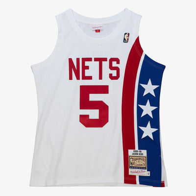 Mitchell & Ness Jason Kidd New Jersey Nets 2005-06 White Authentic Jersey