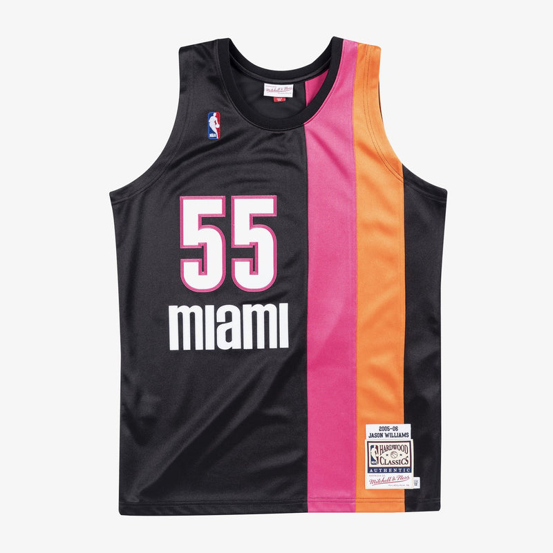 Mitchell & Ness Jason Williams Miami Heat 2005-06 Black Authentic Player Jersey