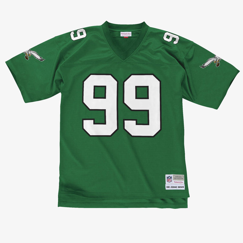 Mitchell & Ness Jerome Brown Philadelphia Eagles 1990 Kelly Green Legacy Player Jersey