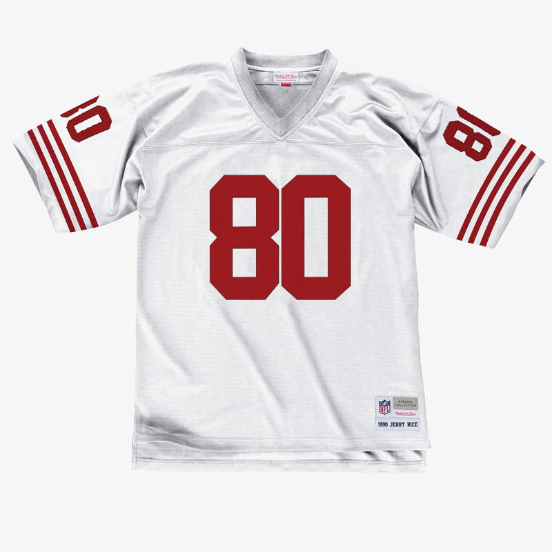 Mitchell & Ness Jerry Rice San Francisco 49ers 1990 White Legacy Player Jersey