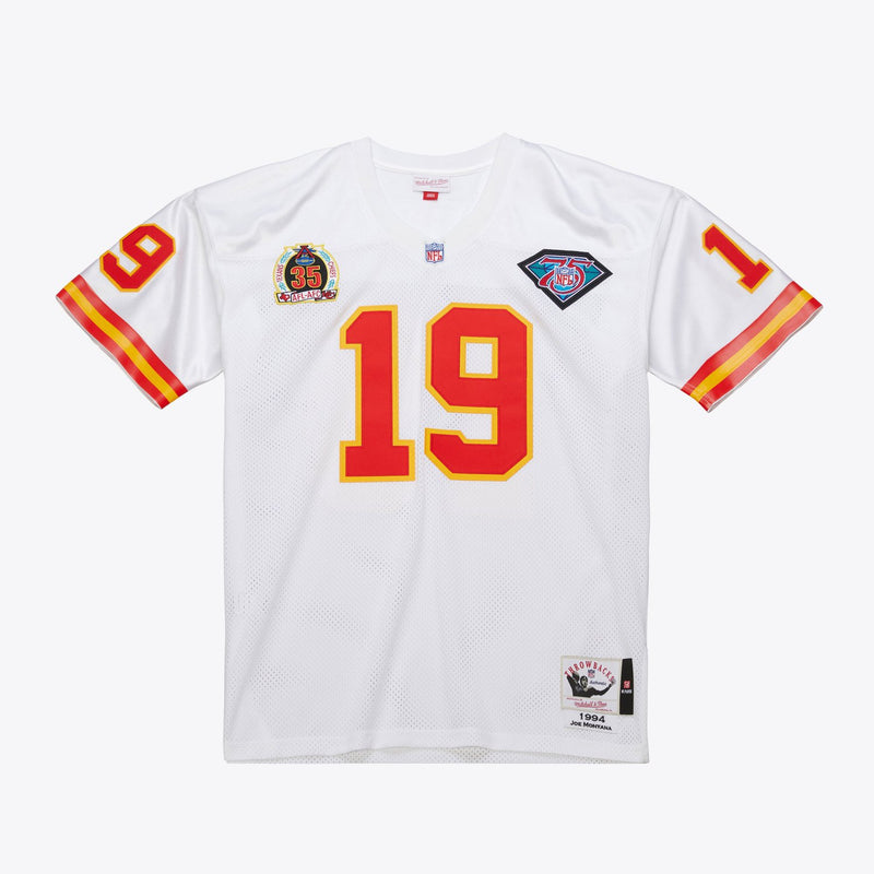Mitchell & Ness Joe Montana Kansas City Chiefs 1994 White Authentic Jersey