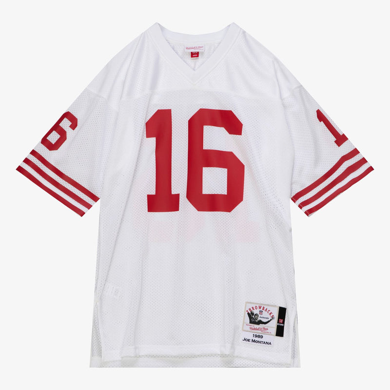 Mitchell & Ness Joe Montana San Francisco 49ers 1989 White Authentic Jersey