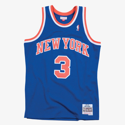 Mitchell & Ness John Starks New York Knicks 1991-92 Blue Swingman Player Jersey