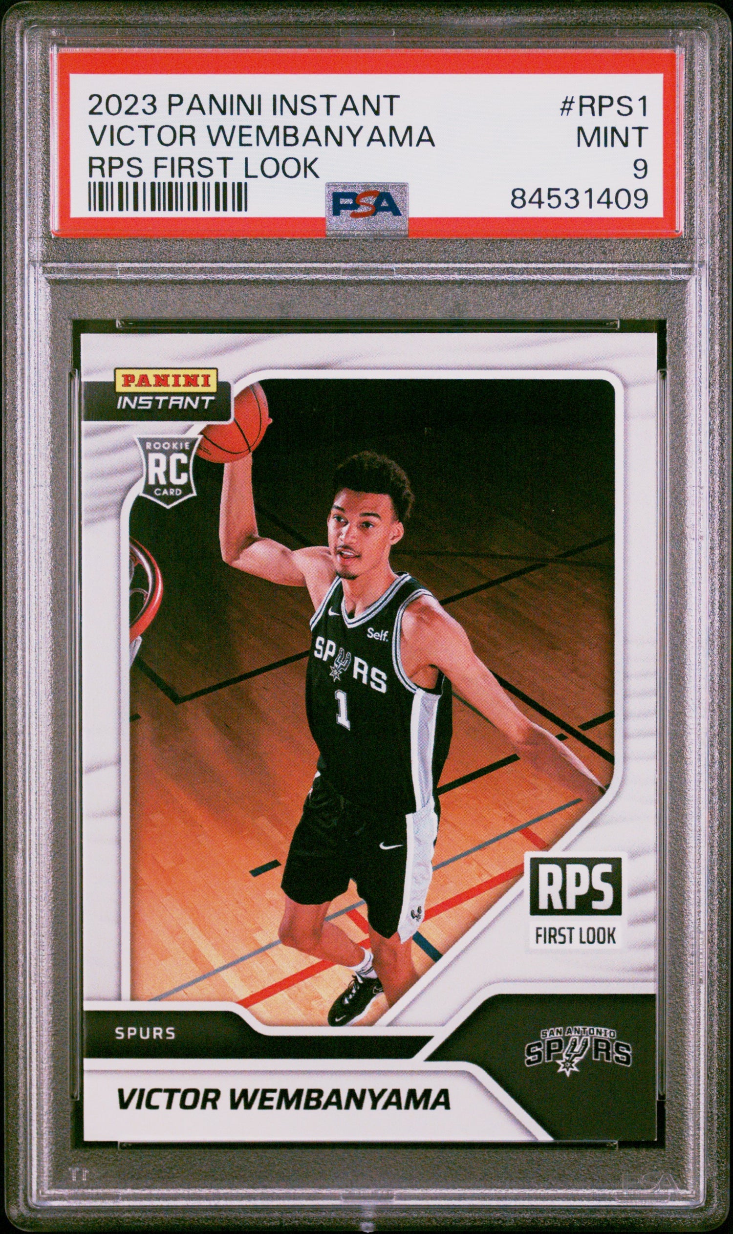 2023 Panini Instant #RPS1 Victor Wembanyama First Look /16791 PSA 9