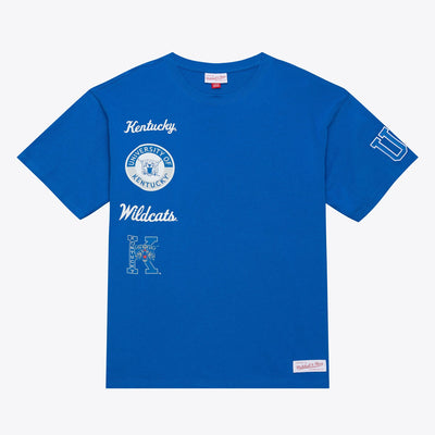 Mitchell & Ness Kentucky Wildcats Royal Double Clutch Premium T-Shirt