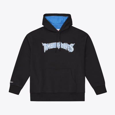 Mitchell & Ness Kevin Garnett Minnesota Timberwolves Black Player Fleece Hoodie