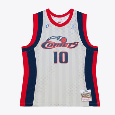 Mitchell & Ness Kim Perrot Houston Comets 1997 Silver Swingman Jersey
