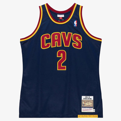 Mitchell & Ness Kyrie Irving Cleveland Cavaliers 2011-12 Navy Authentic Jersey