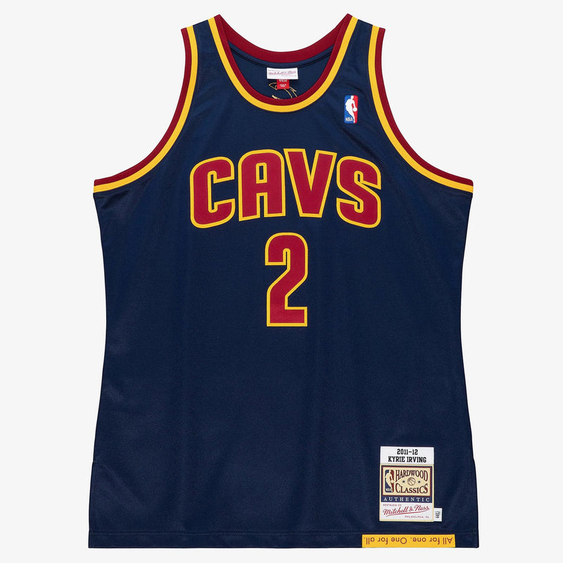 Mitchell & Ness Kyrie Irving Cleveland Cavaliers 2011-12 Navy Authentic Jersey