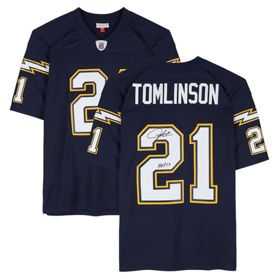 Ladainian Tomlinson San Diego Chargers Fanatics Authentic Autographed Navy Mitchell & Ness Replica Jersey with "HOF 17" Inscription