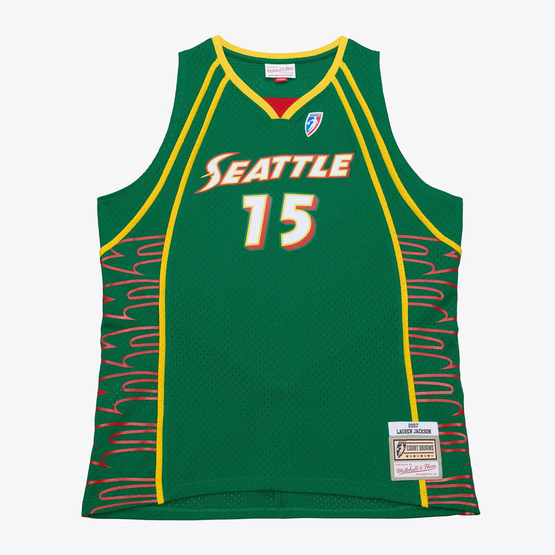 Mitchell & Ness Lauren Jackson Seattle Storm 2007 Green Swingman Jersey