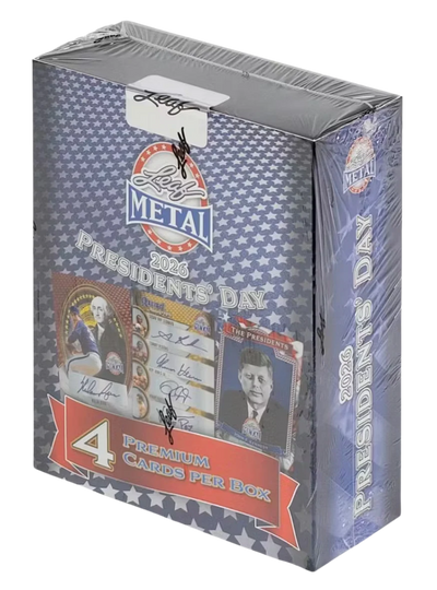 2026 Leaf Metal Presidents' Day Hobby Box