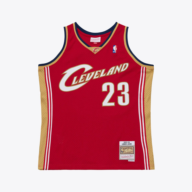 Mitchell & Ness LeBron James Cleveland Cavaliers 2003-04 Wine Swingman Player Jersey