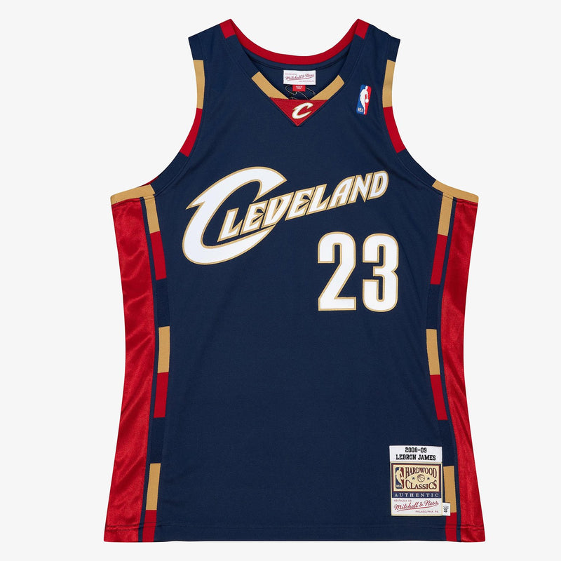 Mitchell & Ness LeBron James Cleveland Cavaliers 2008-09 Navy Authentic Jersey