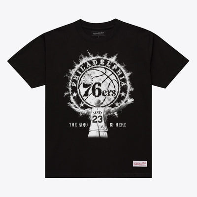 Mitchell & Ness LeBron James Philadelphia 76ers Black Witness T-Shirt