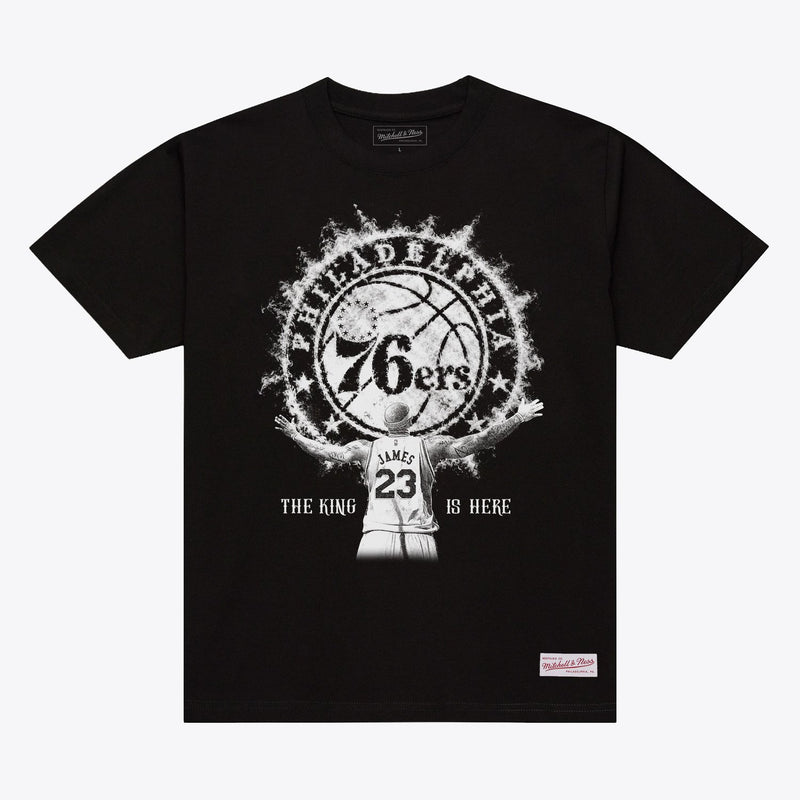 Mitchell & Ness LeBron James Philadelphia 76ers Black Witness T-Shirt